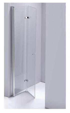 Calbati Drzwi prysznicowe 90 składane ścianka szkło 6mm 96878184