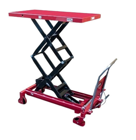 Wózek platformowy nożycowy (udźwig: 800 kg, wymiary platformy: 1220x610 mm, wysokość podnoszenia min/max: 475-1520 mm) 62666895