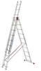 Drabina aluminiowa uniwersalna 3x11 Professional na schody (wysokość robocza: 8,45m) 99674913